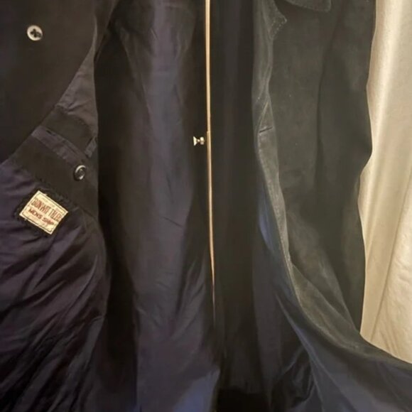 Men's Italian Vintage Suede Overcoat from Bonwit Teller - Picture 9 of 15